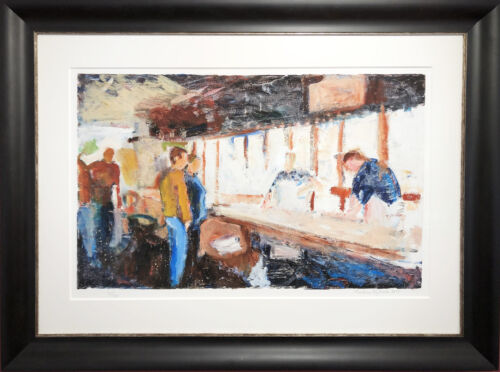 Bilde av kunsttrykket Hos Fiskehandleren